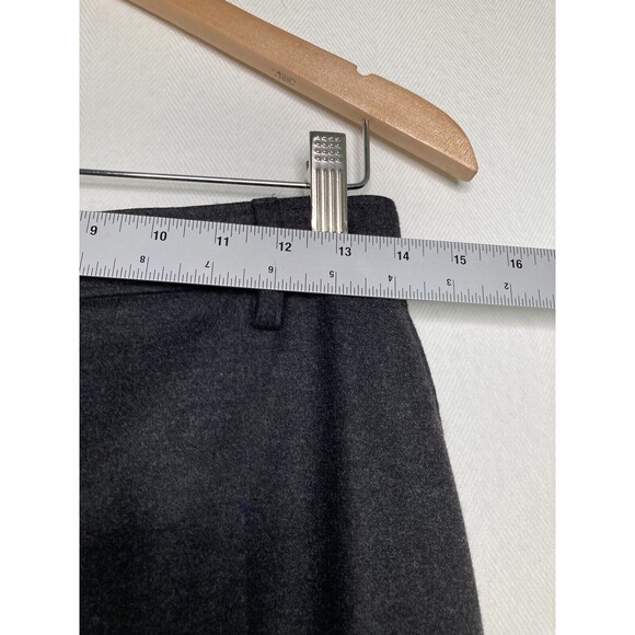 Yves Saint Laurent YSL Womens Wool Cashmere Gray Trouser Dress Pants Size 4 - Picture 5 of 10